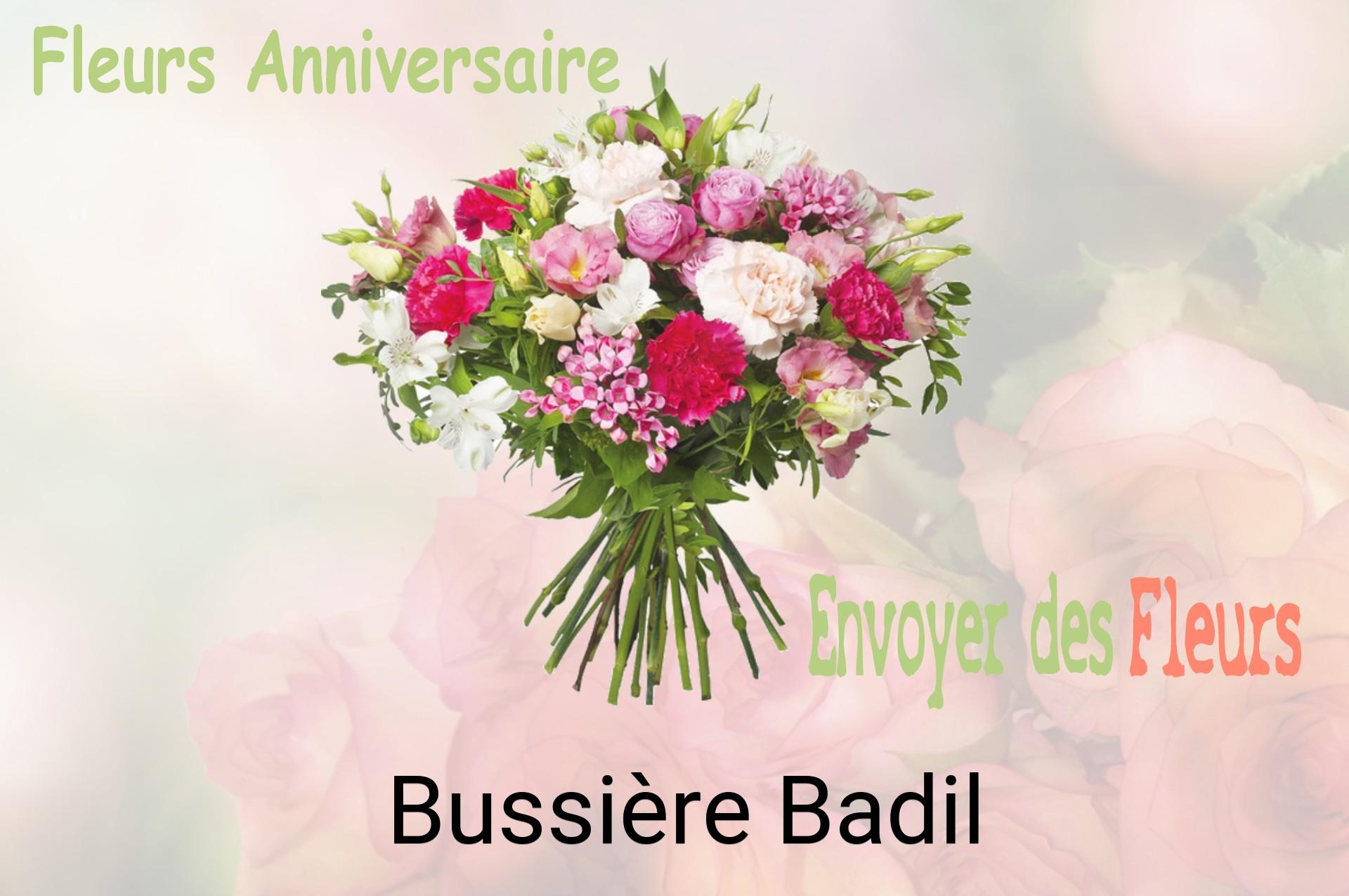 Bouquet de fleurs d’anniversaire livré à Bussière-Badil