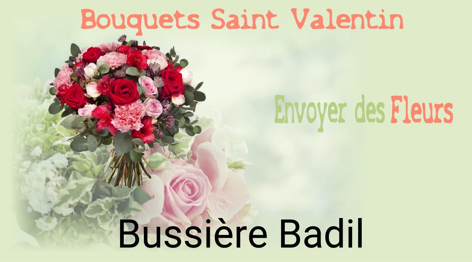 Roses de Saint-Valentin livrées à Bussière-Badil